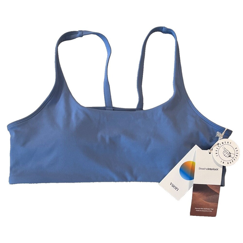 Vuori NEW Size XL Yosemite Blue Bra Strappy Sports Bra NWT